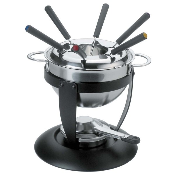 Aparelho De Fondue Dynasty Table Aço Inox E Cerâmica 16066 Inox