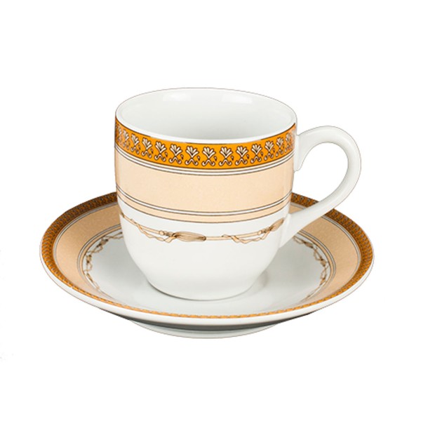 Encontraproduto.com.br - Jogo De 6 Xícaras De Café Com Pires Toarmina 21508