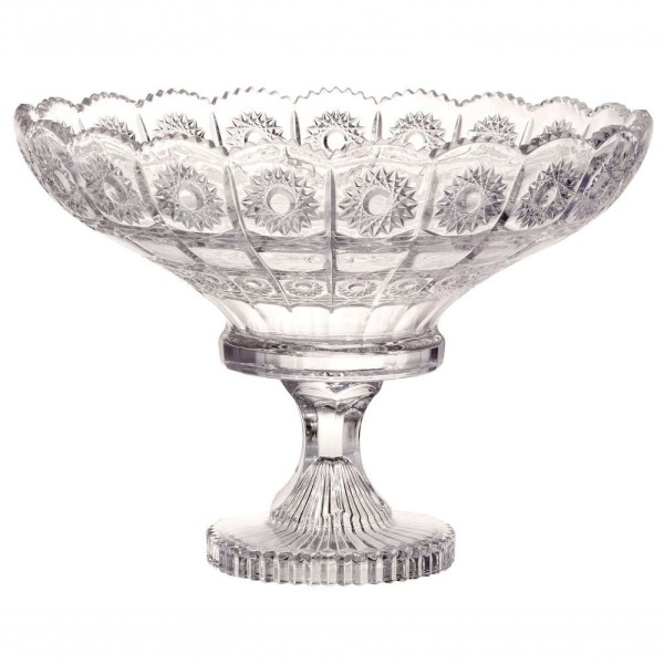 Encontraproduto.com.br - Centro Mesa Versailles Cristal Ecológico C/pé 32.5x22,5cm
