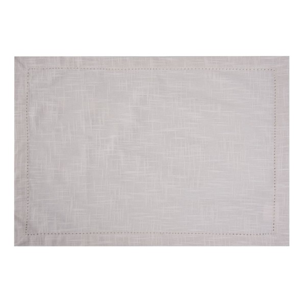 Jogo Americano 2 Peças Ajour 50cm L’Hermitage Cinza