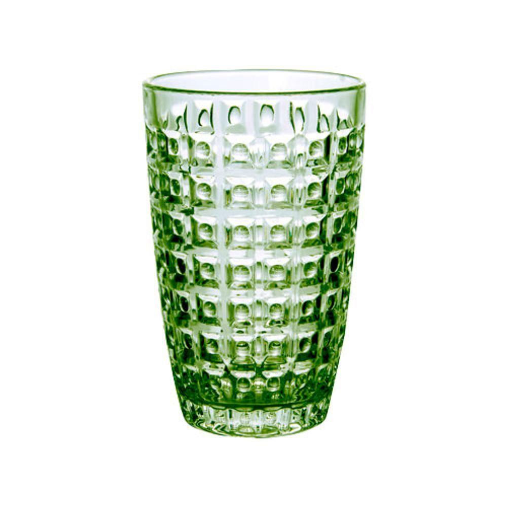 Jogo De 6 Copos Chevalier Em Vidro 355ml A13cm Cor Verde