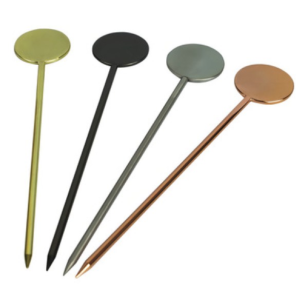 Encontraproduto.com.br - 4 Palitos para Aperitivos em Aço Inox 11,5cm Fracalanza Bicolor