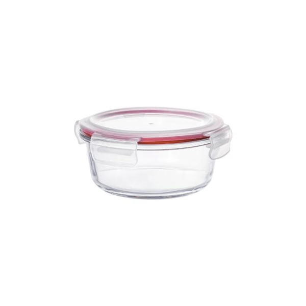 Encontraproduto.com.br - Pote Dynasty Hermético Redondo em Vidro Borossilicato com Tampa  D13,6xA6,2cm - 400ml