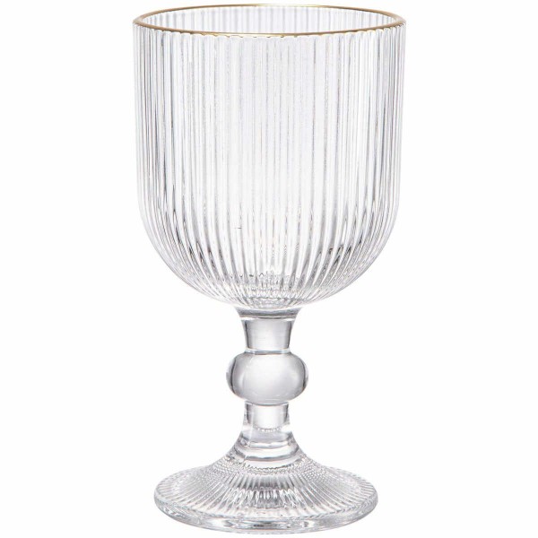 Encontraproduto.com.br - Jogo De Taças Para água Em Vidro Cameratta Com 6 Peças 365ml Lhermitage