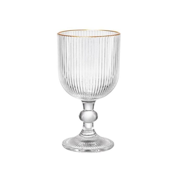 Encontraproduto.com.br - Jogo De Taças Para água Em Vidro Cameratta Com 6 Peças 365ml Lhermitage