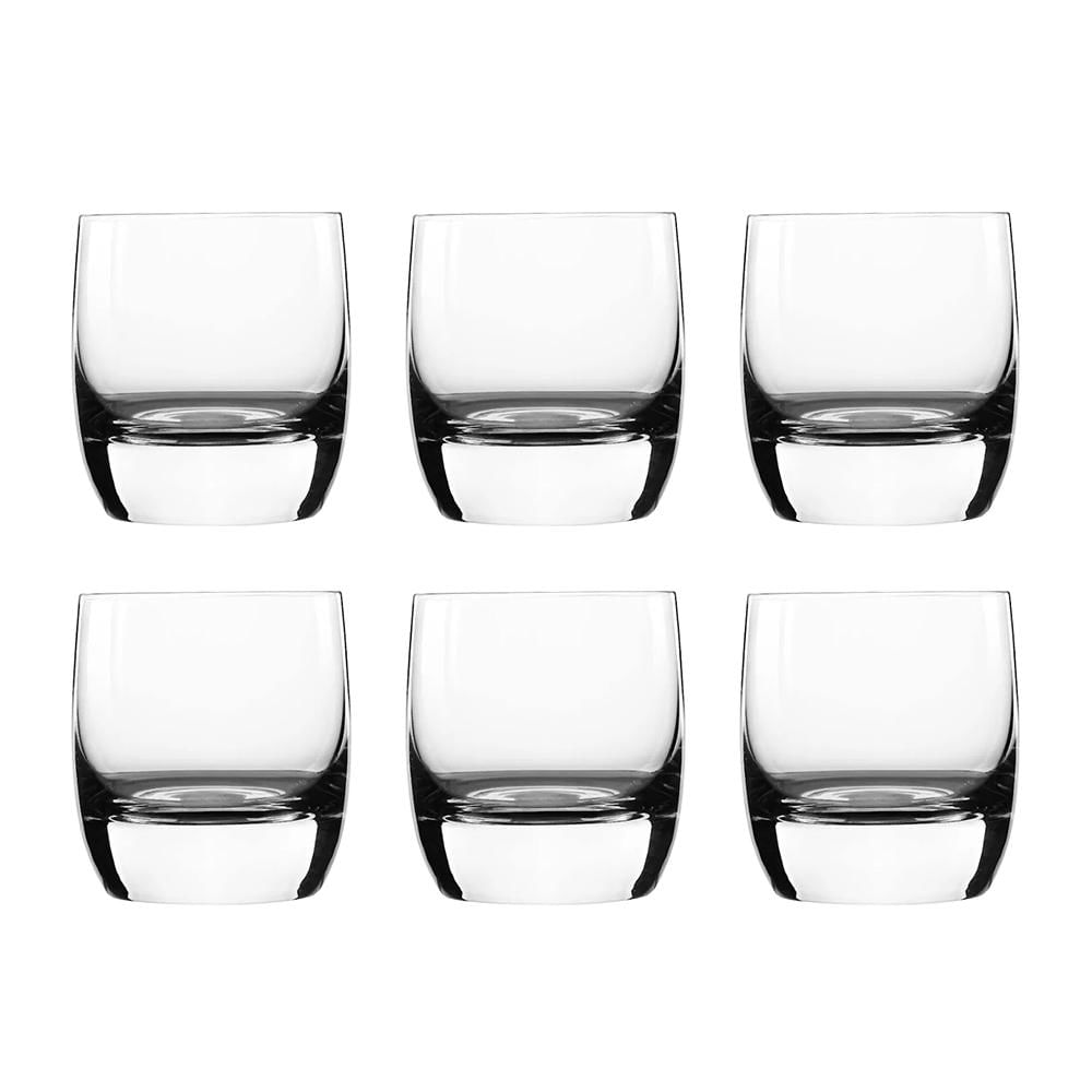 Jogo de copos baixos em cristal Fracalanza Jazz 390ml 6 peças