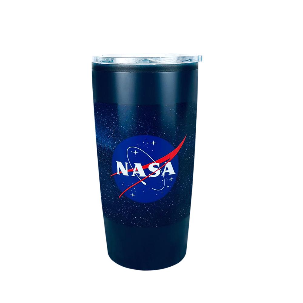 Copo térmico em inox e plástico Nasa Galaxy 535ml 17,5cm