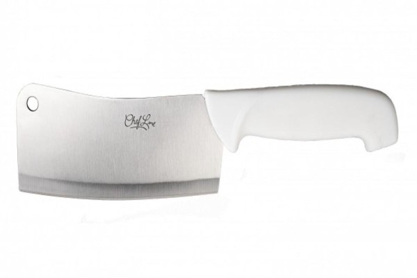 Encontraproduto.com.br - Cutelo Inox 6 Polegadas Cabo Branco Profissional Linha Chef