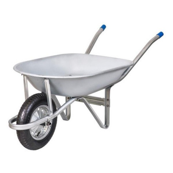 Encontraproduto.com.br - Carrinho de Pop Mão Galvanizado Chapa 26 com Pneu e Câmara - METALOSA