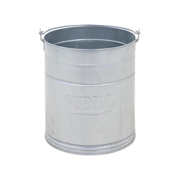 Encontraproduto.com.br - Balde Caçamba 10 Multiuso Litros Construção Civil Aço Galvanizado - Gudim