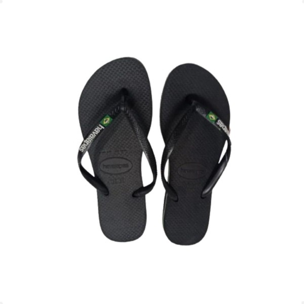 Chinelo Feminino Dedo Havaianas Slim Brasil Preto