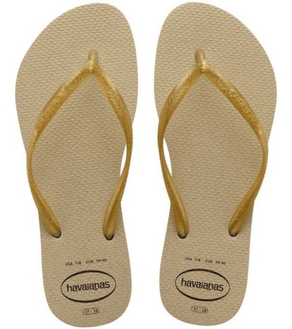 Sandália Havaianas Slim Gloss FC Rosa Ballet 33/34