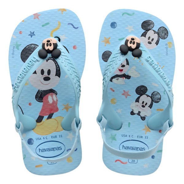 Encontraproduto.com.br - Chinelo com elástico para bebê Baby Disney Classic Mickey - Havaianas
