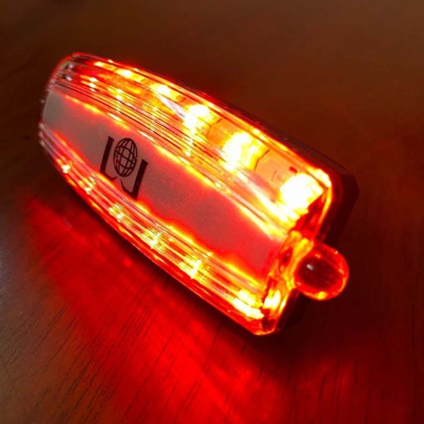 Encontraproduto.com.br - Sinalizador Lanterna Pisca Luz De Bicicleta Recarregável A Prova Dágua