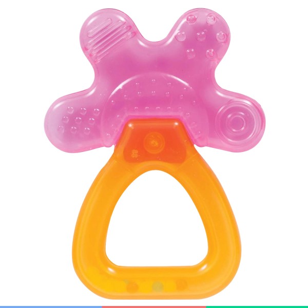 Encontraproduto.com.br - Mordedor Para Bebê Com Água Resfriável Infantil +3 Meses Anatômico e Texturizado Buba