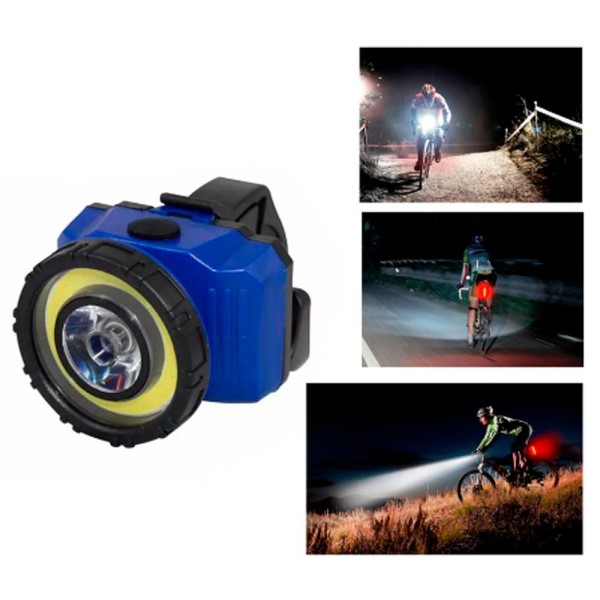 Encontraproduto.com.br - Lanterna Farol Para Bike Com Suporte Led Gênero:unissex
