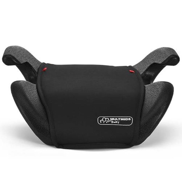 Encontraproduto.com.br - Assento Booster Bebe Criança de 22/36 Kg Auto Lift Multikids Baby Preto + Protetor Solar Retrátil c/ Ventosa Multikids