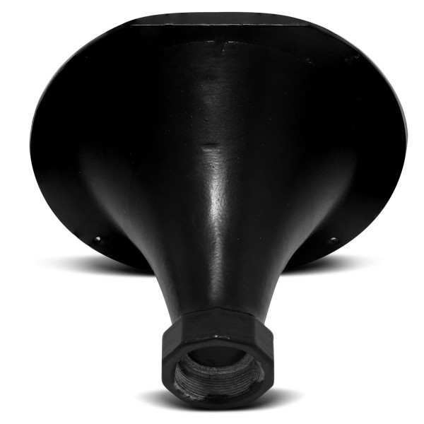 Encontraproduto.com.br - Corneta Curta LC 14.50 AL 007 Preta e Polida Boca Redonda com Rosca para Driver