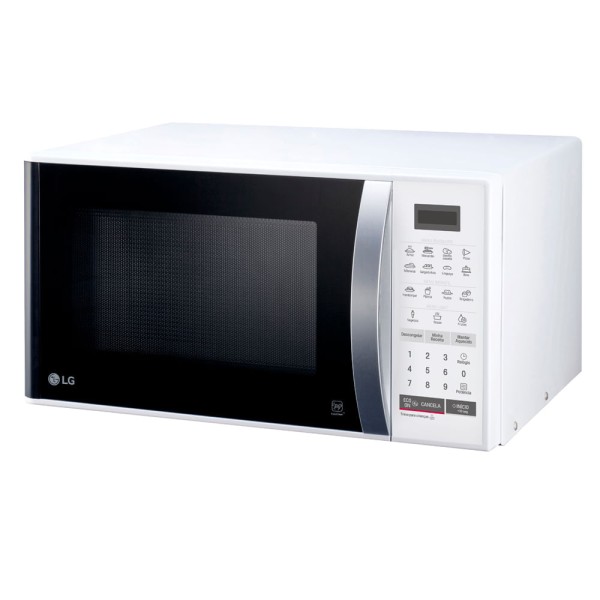 Encontraproduto.com.br - Micro-ondas LG Easy Clean 23 Litros Branco MS2355RA - 220Volts