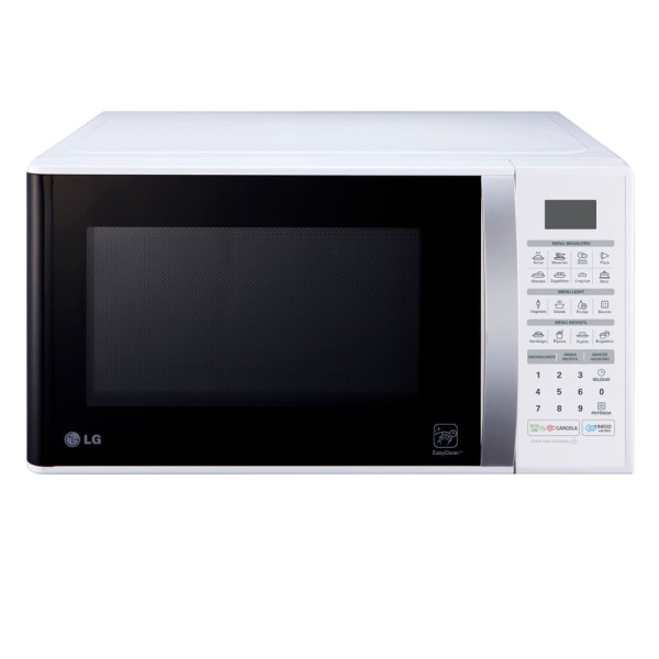 Encontraproduto.com.br - Micro-ondas LG Easy Clean 30 Litros Branco MS3052R - 220 Volts