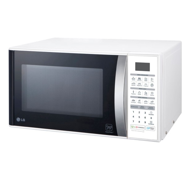 Encontraproduto.com.br - Micro-ondas LG Easy Clean 30 Litros Branco MS3052R - 220 Volts