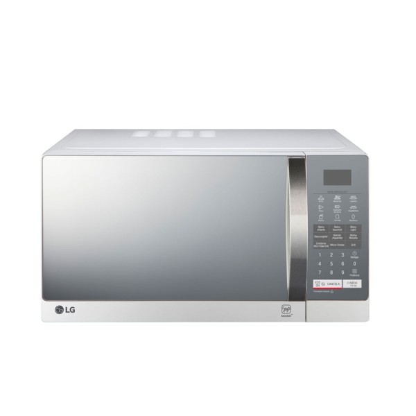 Encontraproduto.com.br - Micro-ondas LG Grill 30 Litros Prata Espelhado MH7057QA - 220 volts