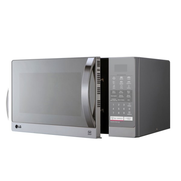 Encontraproduto.com.br - Micro-ondas LG Grill 30 Litros Prata Espelhado MH7057QA - 220 volts