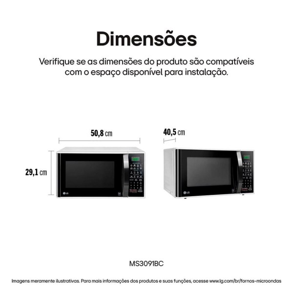 Encontraproduto.com.br - Forno de Micro-ondas Solo 30L 110V com revestimento EasyClean™, tecnologia I Wave e acabamento em branco