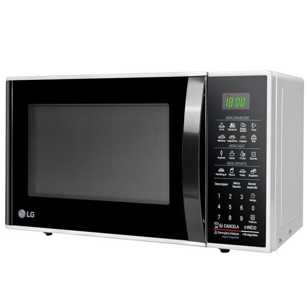 Encontraproduto.com.br - Forno de Micro-ondas Solo 30L 110V com revestimento EasyClean™, tecnologia I Wave e acabamento em branco