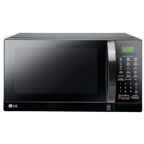 Encontraproduto.com.br - Micro-ondas LG 30 Litros com Grill de Quartzo e Revestimento EasyClean Preto MH7097AR – 127 Volts