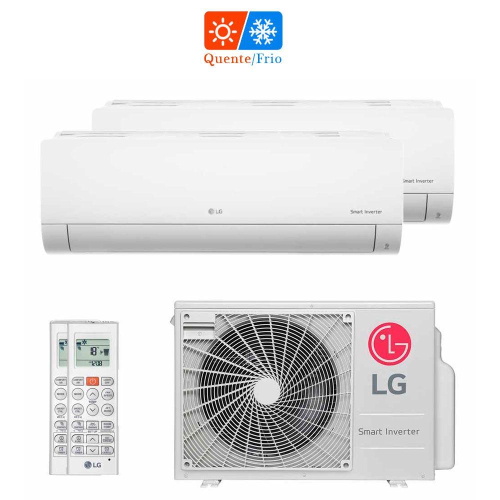 Encontraproduto.com.br - Ar Condicionado LG Multi Split Tri Split Inverter 21000 BTUs 3X9000 Quente e Frio 220V A3UW21GFAC