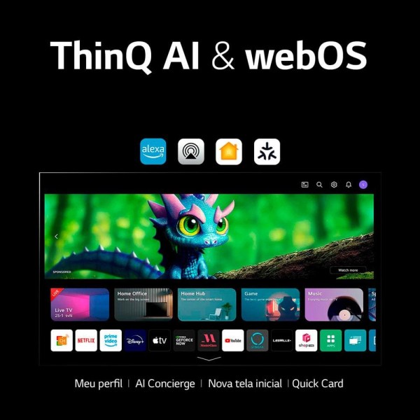 Encontraproduto.com.br - Combo LG Smart TV OLEDC3 65”4K 2023+Caixa Som Portátil XL5