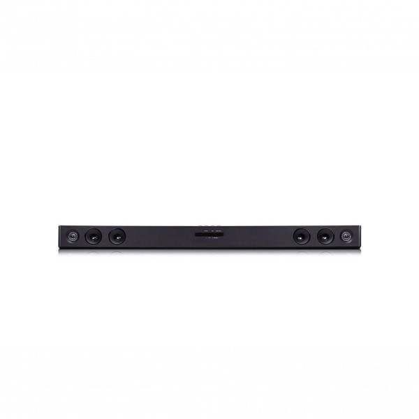 Encontraproduto.com.br - LG Sound Bar SQC2 2.1 Canais 300W RMS Bluetooth 4.0 Auto Sound Engine (ASE) Adaptive Sound Control (ASC) Sem Fios
