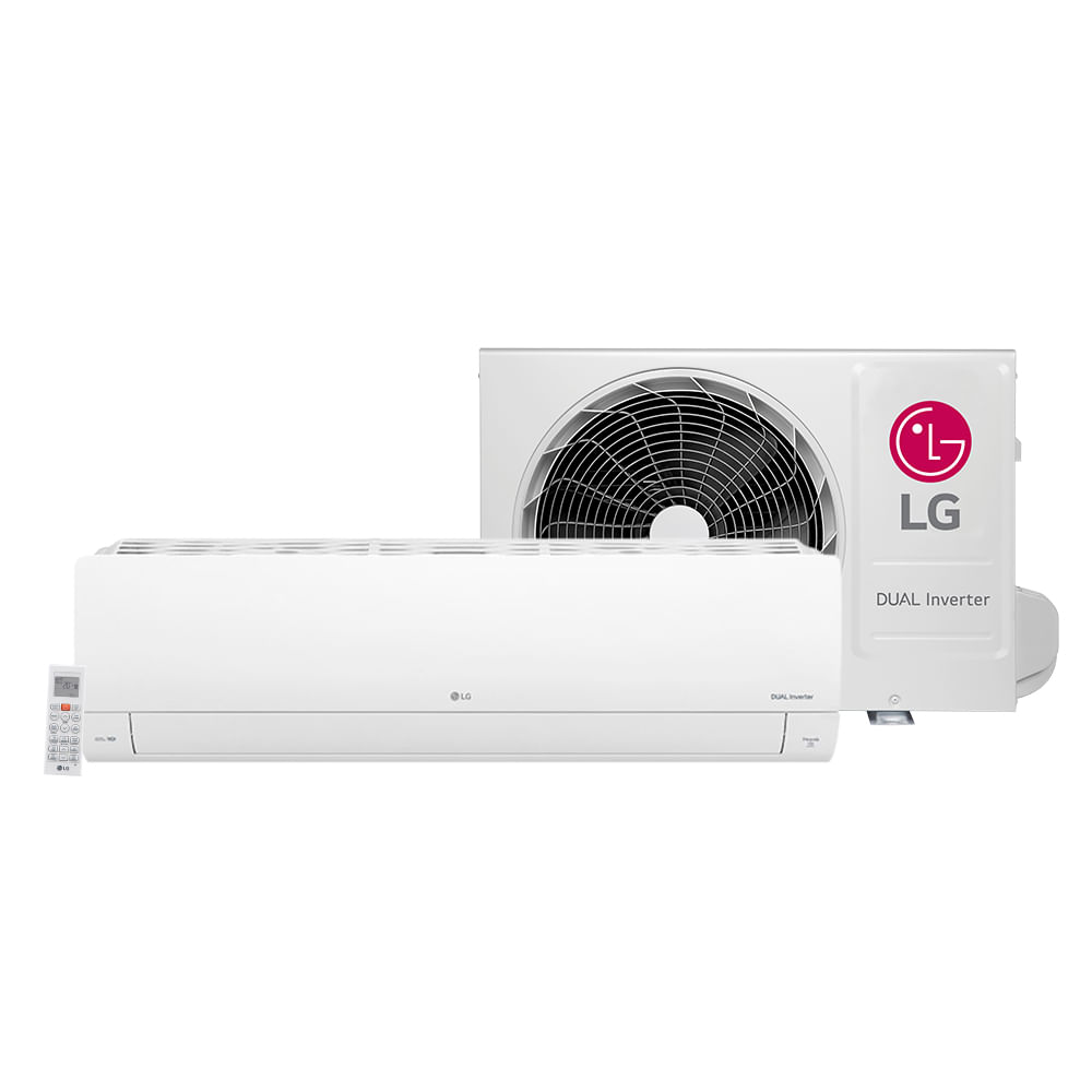 Encontraproduto.com.br - Ar Condicionado Split Hi Wall Inverter LG Dual Compact +IA R-32 12000 BTU/h Frio S3NQ12JAQAL.EB2GAM1 – 220 Volts