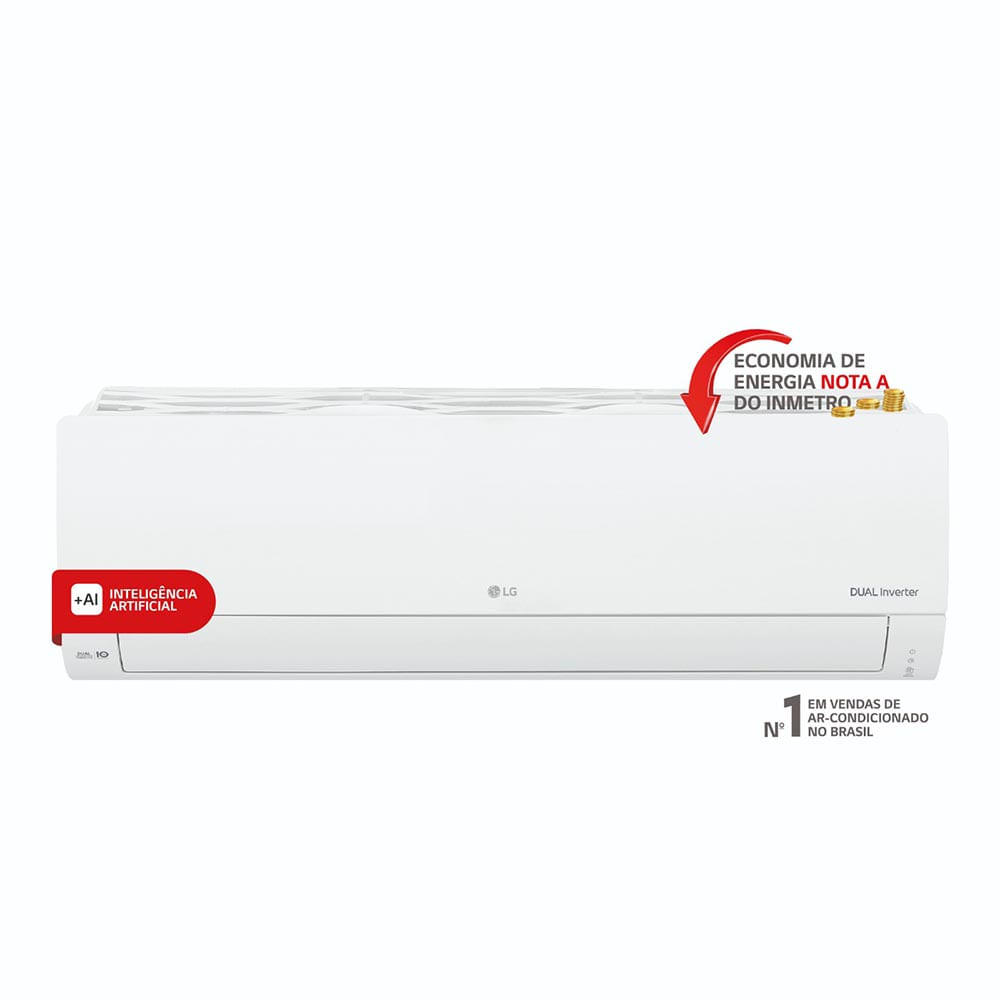 Encontraproduto.com.br - Ar Condicionado LG Dual Inverter Compact +AI 12.000 BTUS Frio 220V S3-Q12JAQAL