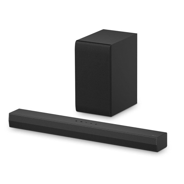 Encontraproduto.com.br - Soundbar LG S40T - 300W RMS, 2.1 Canais, Dolby Digital, Sem fios, Bluetooth 5.3, Entrada Óptica, HDMI, AI Sound Pro