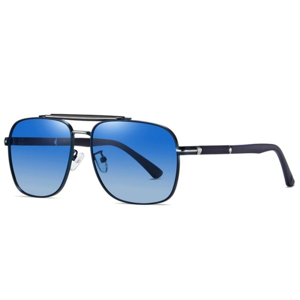 Óculos De Sol Masculino Clássico Lentes Gradiente Uv400