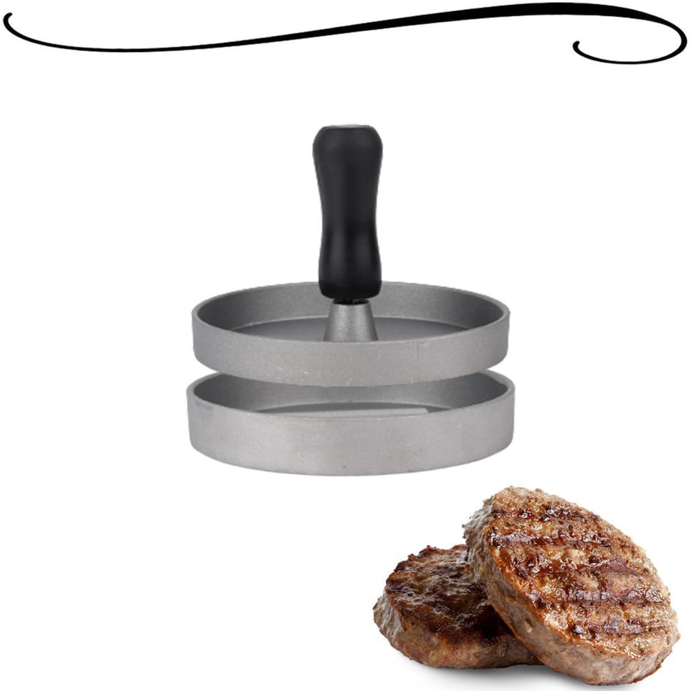 Encontraproduto.com.br - Modelador Prensa Hamburguer Profissional Molde Forma Fazer