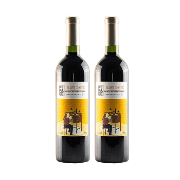 Encontraproduto.com.br - Kit Com 2 Unidades Audace Lágrimas Do Poeta Marselan / Petit Verdot