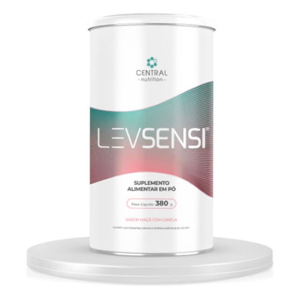Encontraproduto.com.br - 3x LEVSENSI - Central Nutrition - 380g - Sabor Maçã com Canela