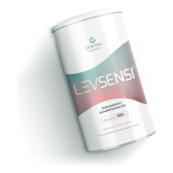 Encontraproduto.com.br - 3x LEVSENSI - Central Nutrition - 380g - Sabor Maçã com Canela