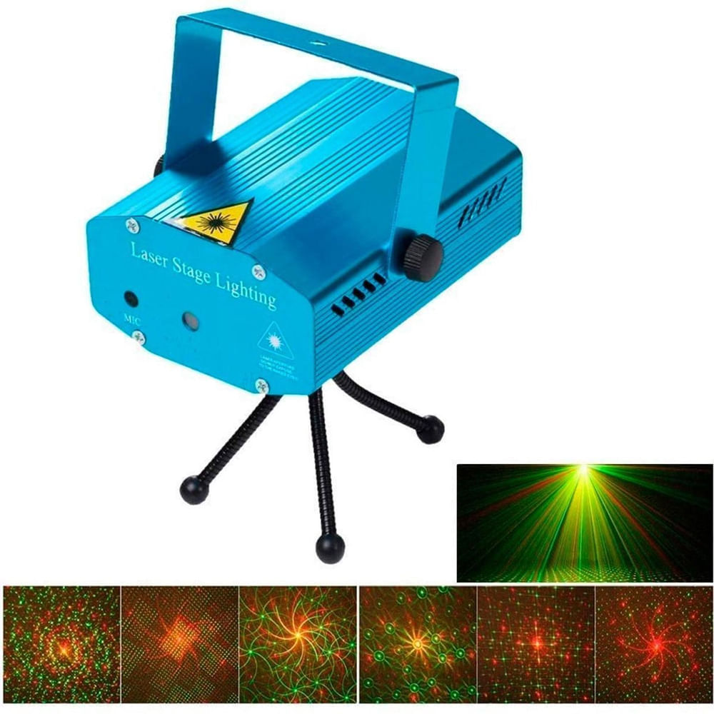 Encontraproduto.com.br - Laser De Balada Mini Rgb Festa Neon
