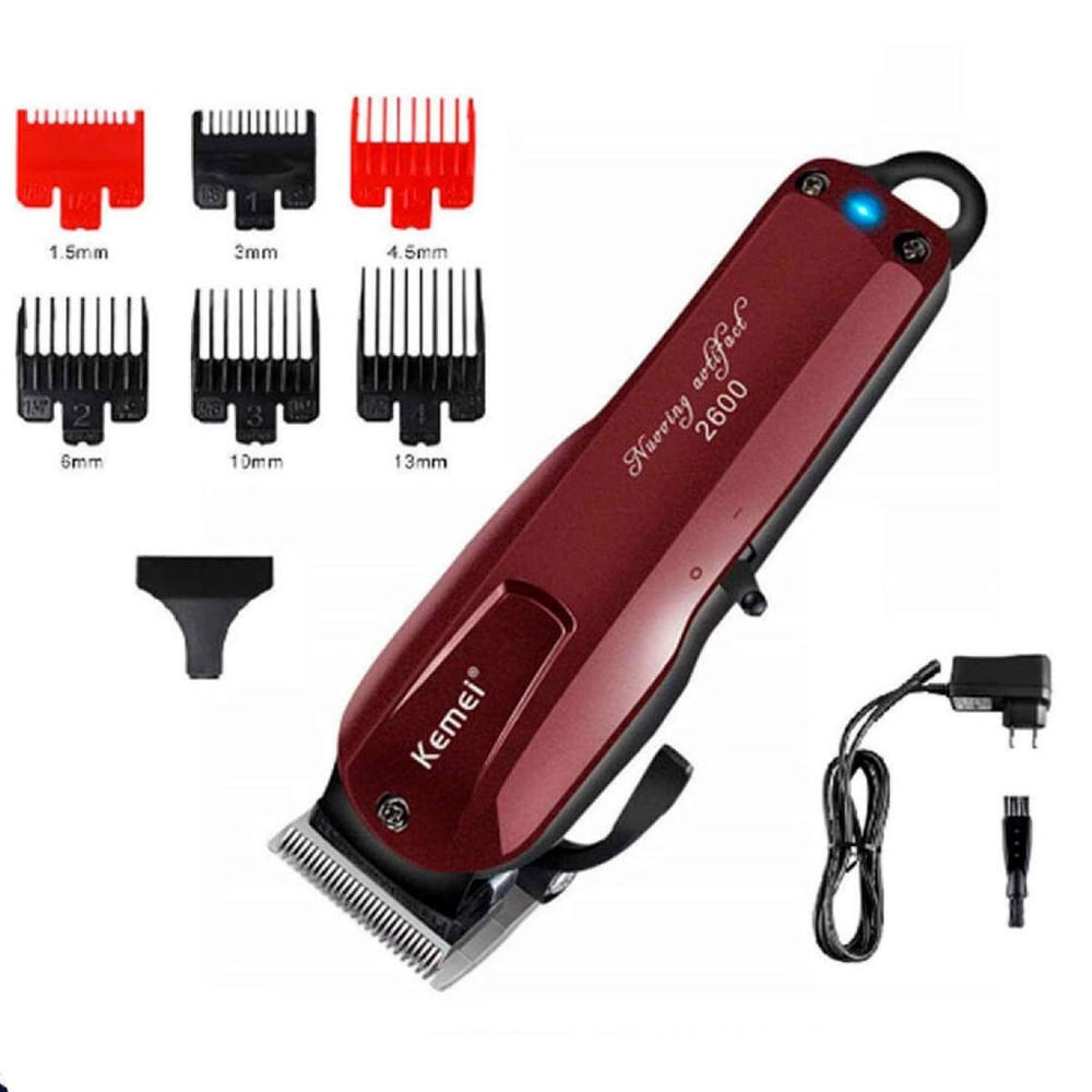 Encontraproduto.com.br - Maquina Corte Kemei Km 2600 Pg Digital Led Nfe