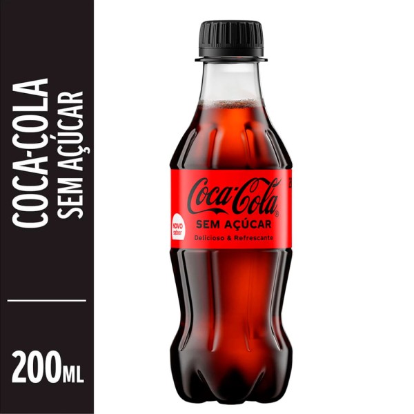 Encontraproduto.com.br - Refrigerante Coca-Cola Zero Açúcar Pet 200ml