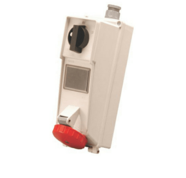 Encontraproduto.com.br - Tomada Industrial Sobrepor Surelock 3P+N+T 32A 380/440V 6H Vm Bq Ref. S5206B - Steck