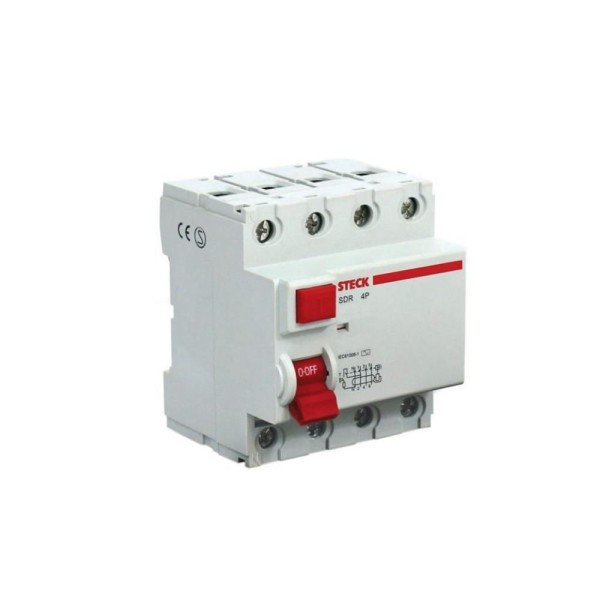 Encontraproduto.com.br - Interruptor Dr Fuga 4P 300Ma 40A S-DR440300 Steck