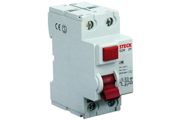 Encontraproduto.com.br - Interruptor Dr Fuga 2P 30Ma 25A Sdr22530 Steck
