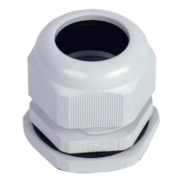 Encontraproduto.com.br - Prensa Cabo Pvc Pg16 Cinza Rosca Longa Ip67 S803Li Steck