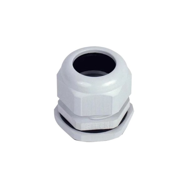 Prensa Cabo PVC 25X1,5mm Rosca Curta Cinza Steck