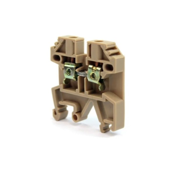 Encontraproduto.com.br - Conector Passagem 4mm Bege Para TS32/35 Steck